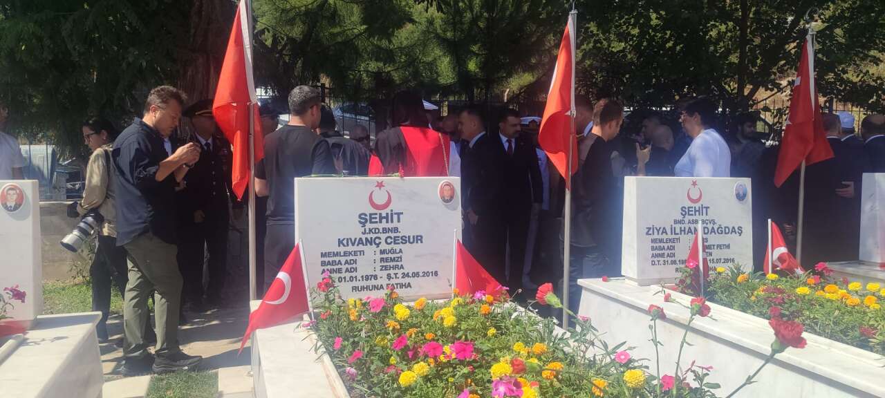 Muğla’da 15 Temmuz Programı Kapsamında Şehitlik Ziyareti Gerçekleştirildi 5